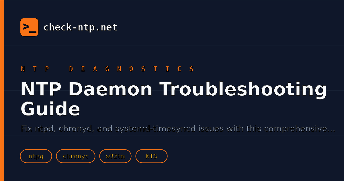 Routine Check Demon NTP Daemon Troubleshooting | Fix ntpd, chronyd, systemd-timesyncd Issues